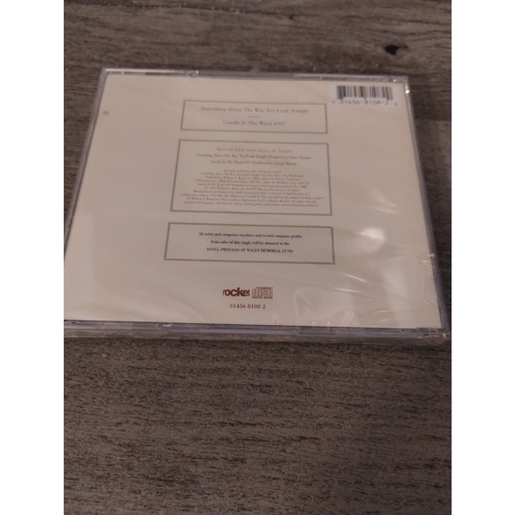 Elton John CD Candle In The Wind Princess Diana Rocket Records 1997 - NEW SEALED - Picture 2 of 2